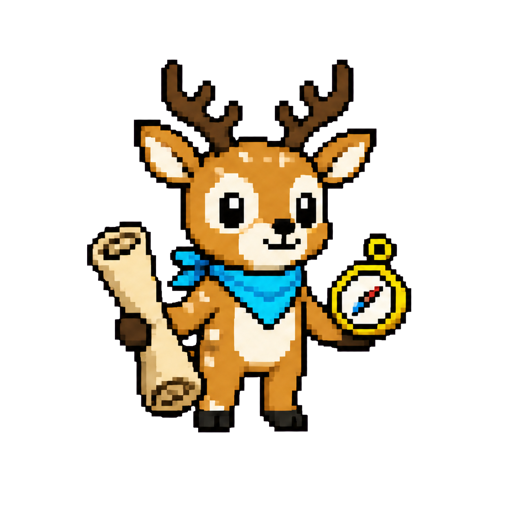 Mapleantler, an original Deer cartographer Codex pet illustrating Codex Pets on Windows